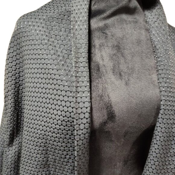 Vintage Cee -Dee Honey Comb Pattern Black Women's Cloak Size 6 ! Read Below ! - Picture 3 of 12